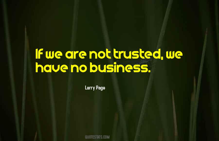 Quotes About Not Trusted #621162