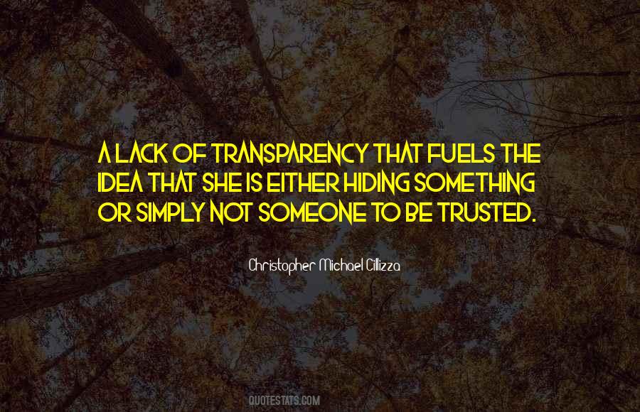 Quotes About Not Trusted #842560