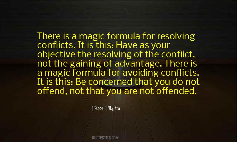 Quotes About Resolving Conflicts #336385