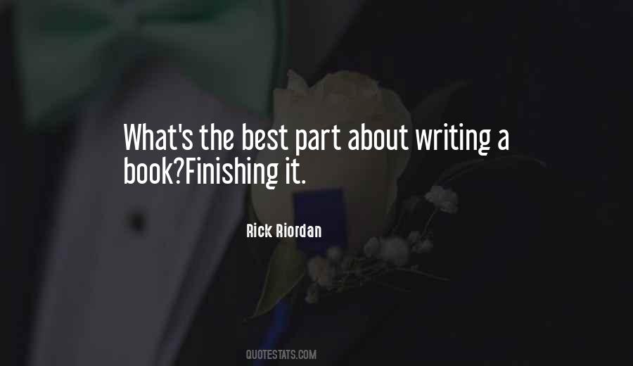 Finishing It Quotes #1332932