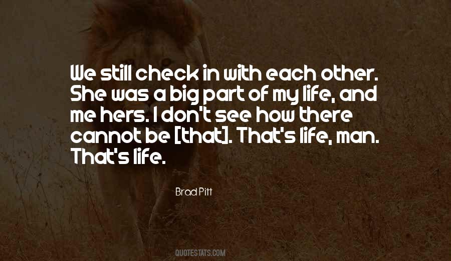 That S Life Quotes #1361689