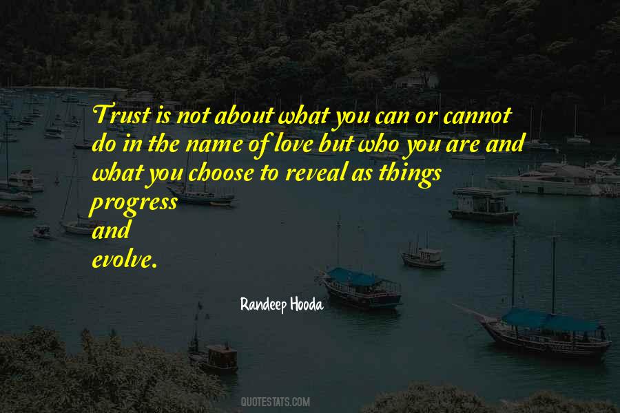 Quotes About Trust And Love #211066