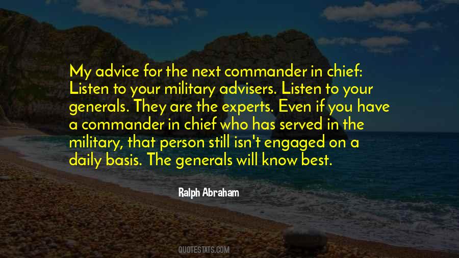 Quotes About Commander #1090174