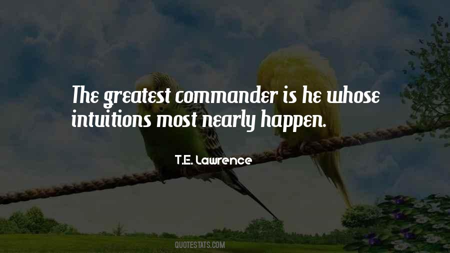 Quotes About Commander #1134665