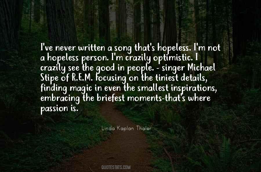 Quotes About Hopeless #1315570