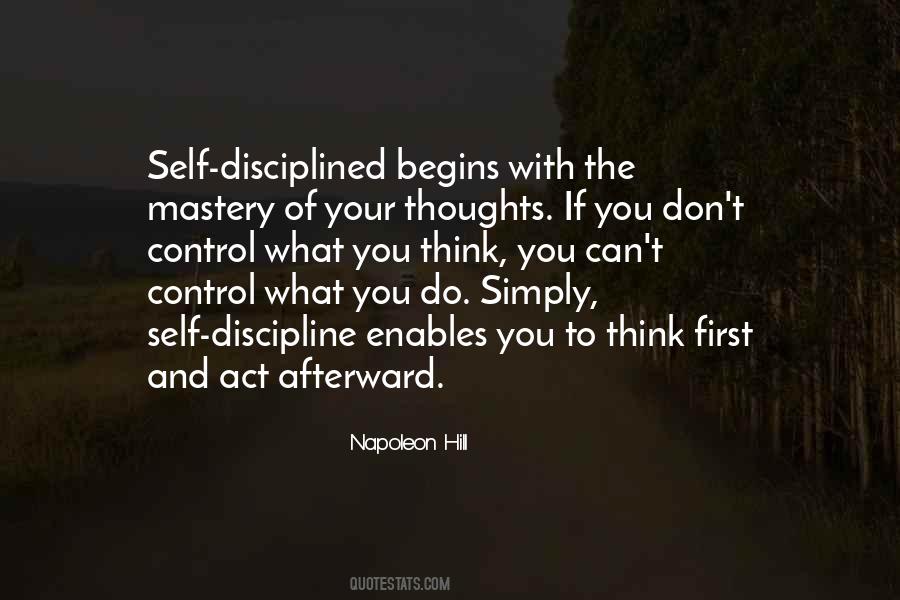Quotes About Mastery Of Self #1237545