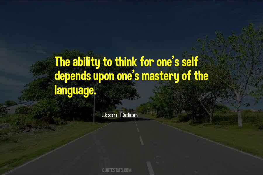 Quotes About Mastery Of Self #389232