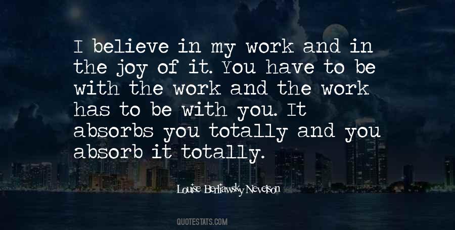 Quotes About Joy And Work #386890