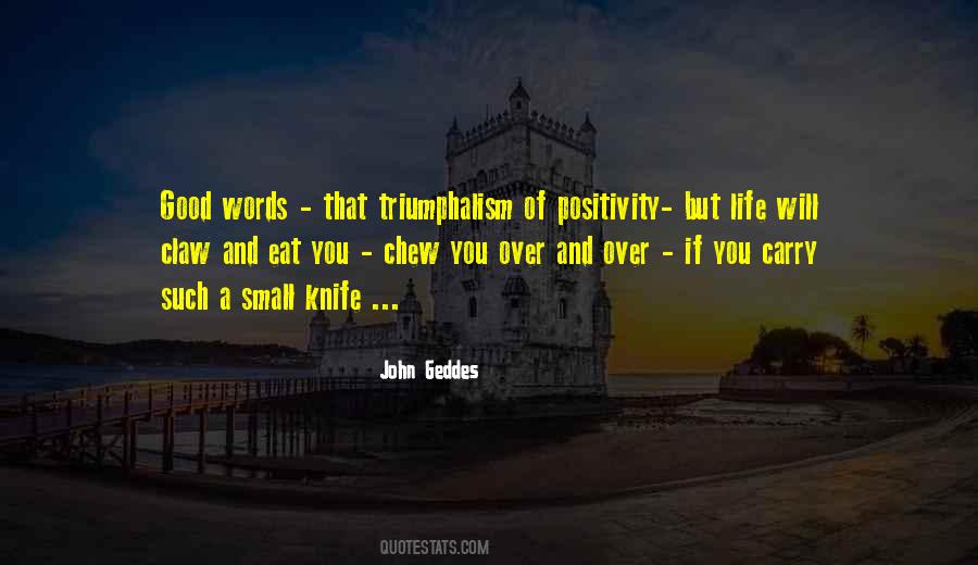 Good Knife Quotes #1828255