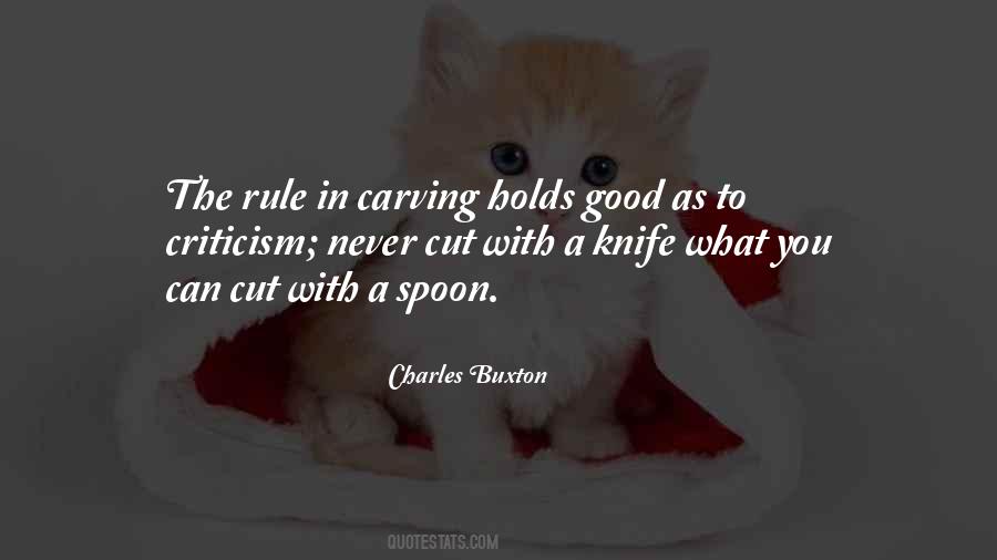 Good Knife Quotes #700094