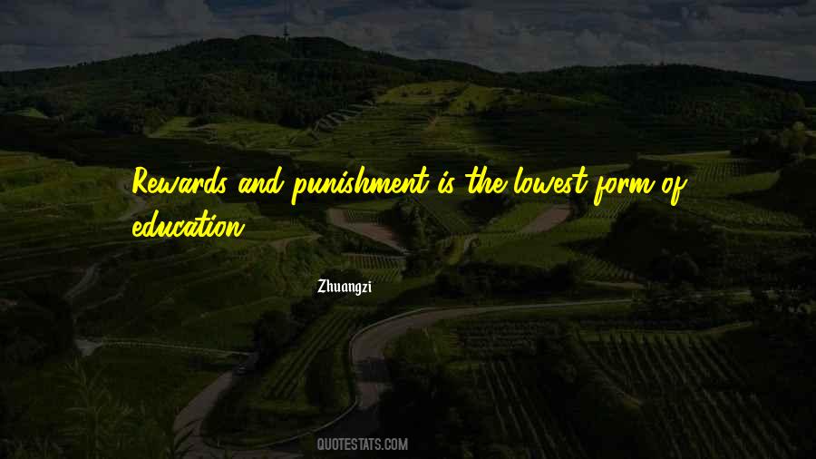 Quotes About Rewards And Punishment #800671