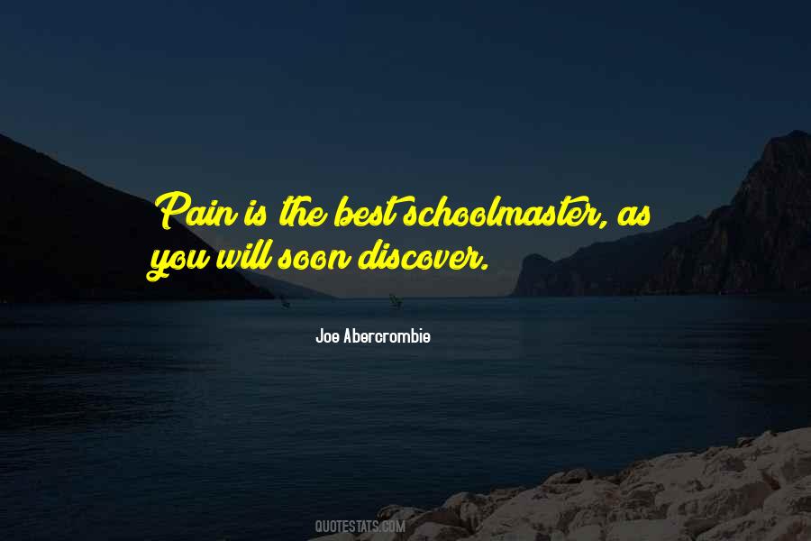 Quotes About Schoolmaster #1227284
