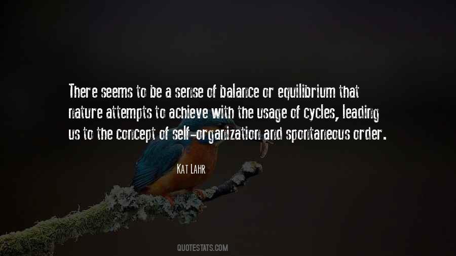 Quotes About Balance And Nature #1523750