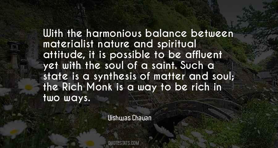 Quotes About Balance And Nature #161594