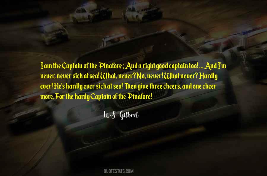 Good Captain Quotes #1788108