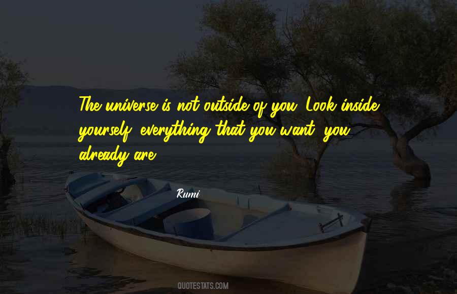 The Universe Is Inside You Quotes #1023133