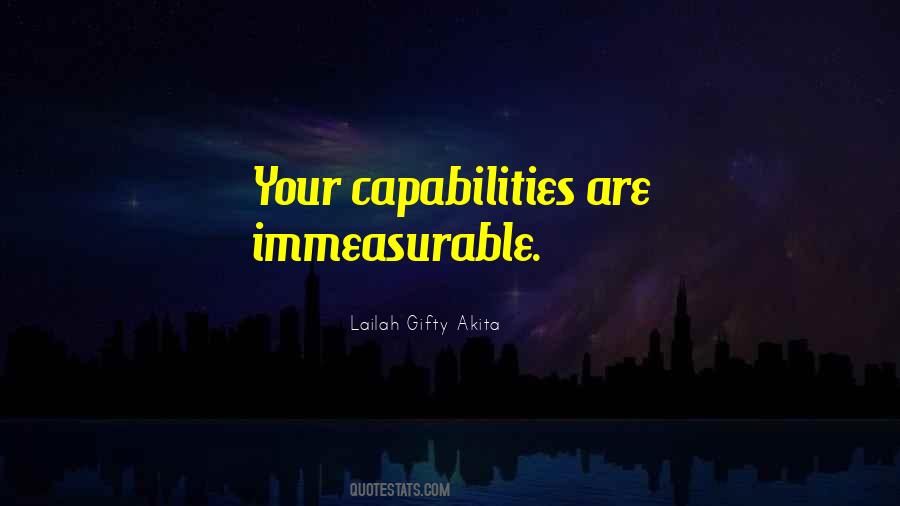 Quotes About Your Capabilities #1102518