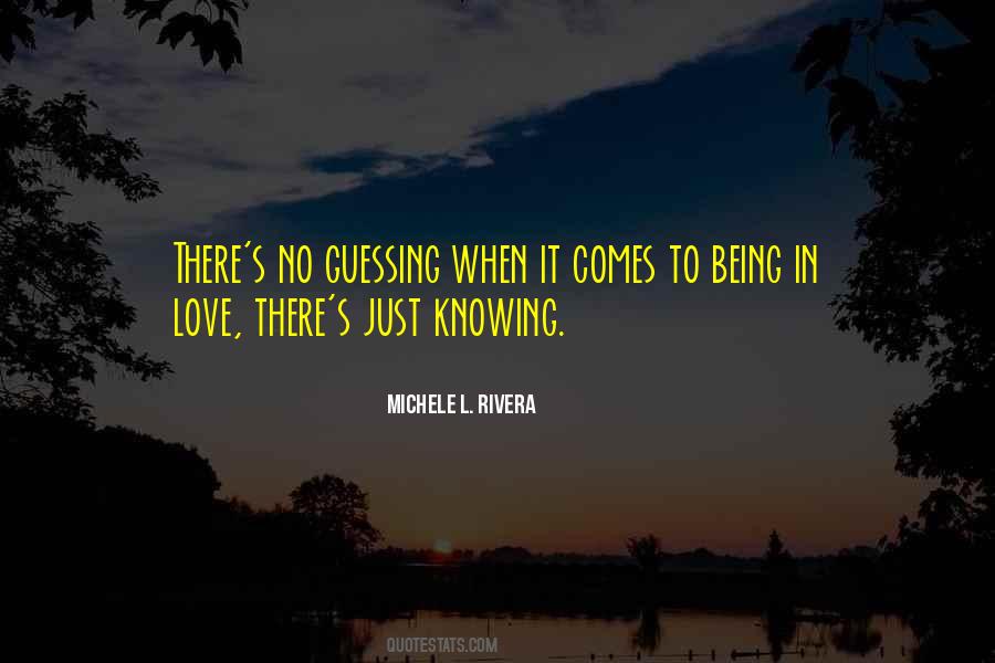 Quotes About Guessing Love #339335