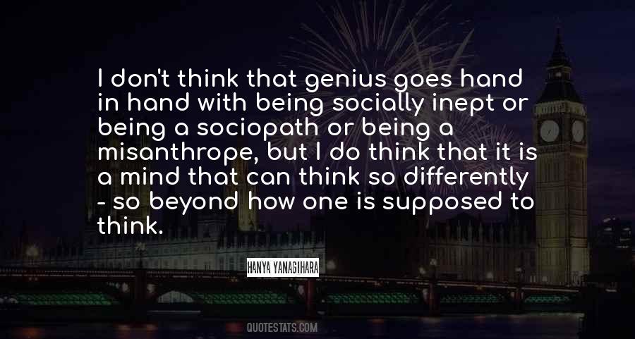 Quotes About A Genius Mind #878156