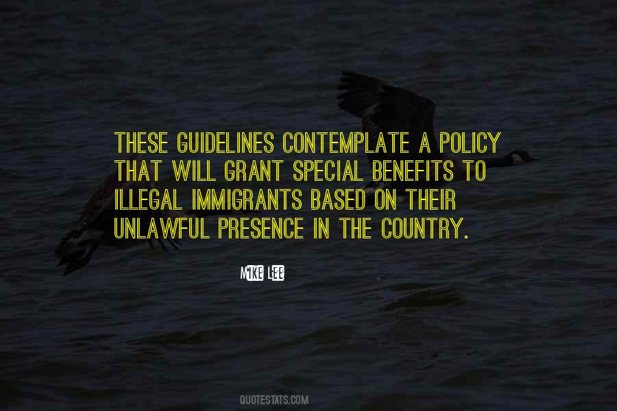 Quotes About Immigration Policy #803365