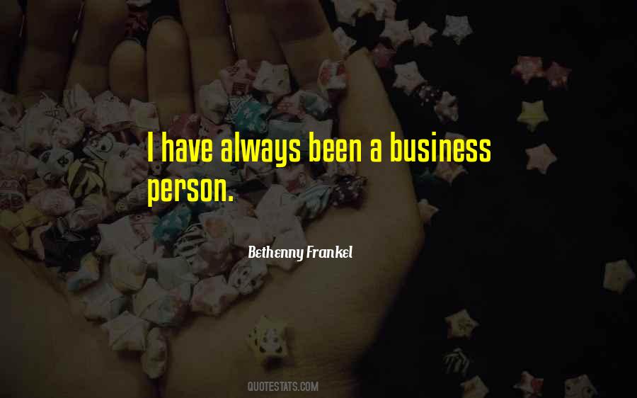 Quotes About Business Person #1350221