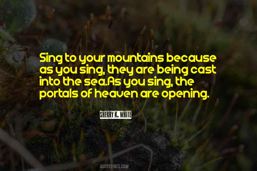 Quotes About The White Mountains #1127414