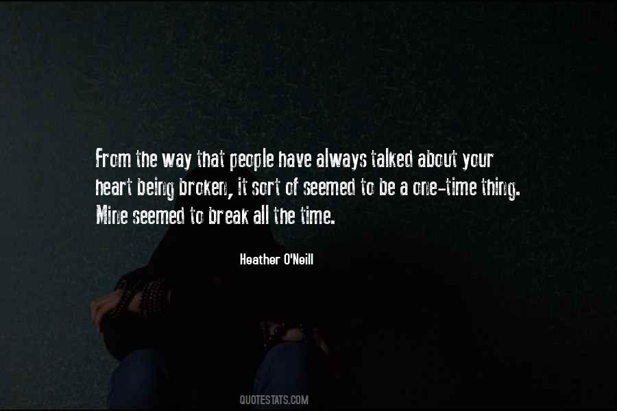 Quotes About Being Broken #1717124