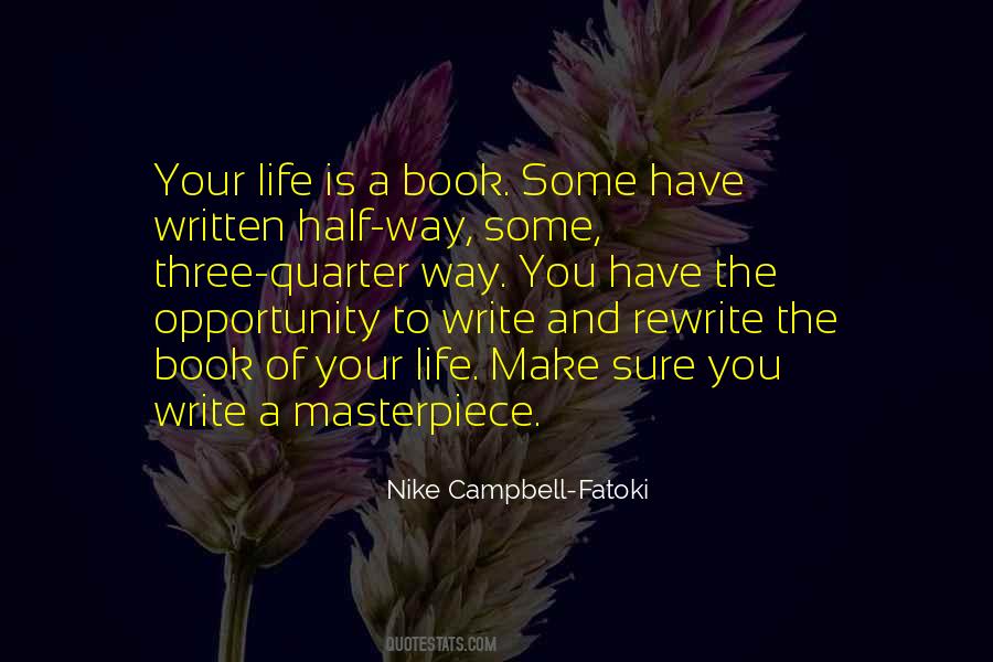 Opportunity Of Life Quotes #150771