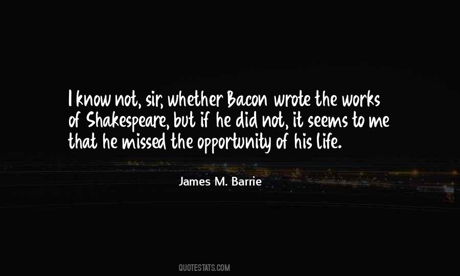 Opportunity Of Life Quotes #82822