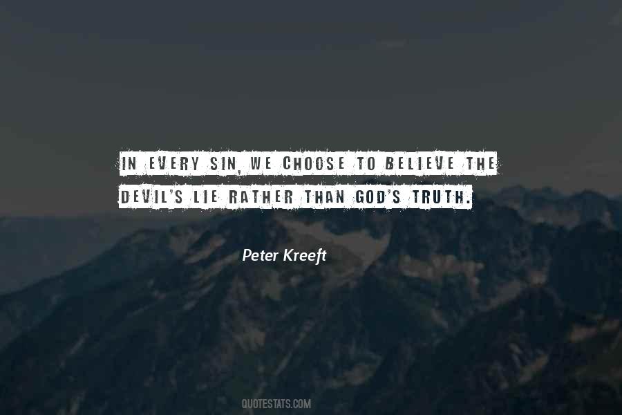 Quotes About The Devil Is A Lie #711780