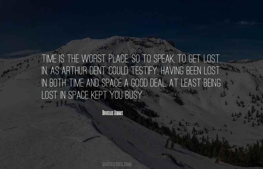 Quotes About Being Lost #196475