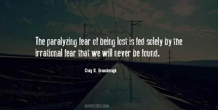 Quotes About Being Lost #284921