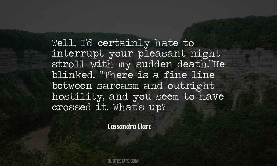 Crossed A Line Quotes #5875