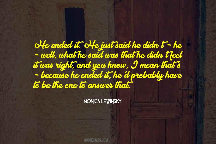 Said Was Quotes #1817756