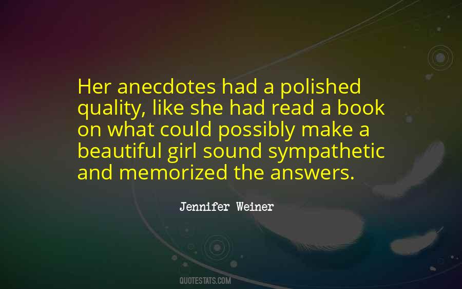 Quotes About The Beautiful Girl #148372
