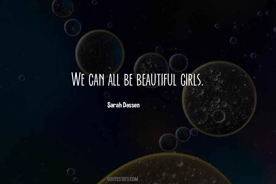 Quotes About The Beautiful Girl #321161