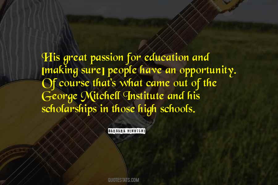 Quotes About Scholarships #124472