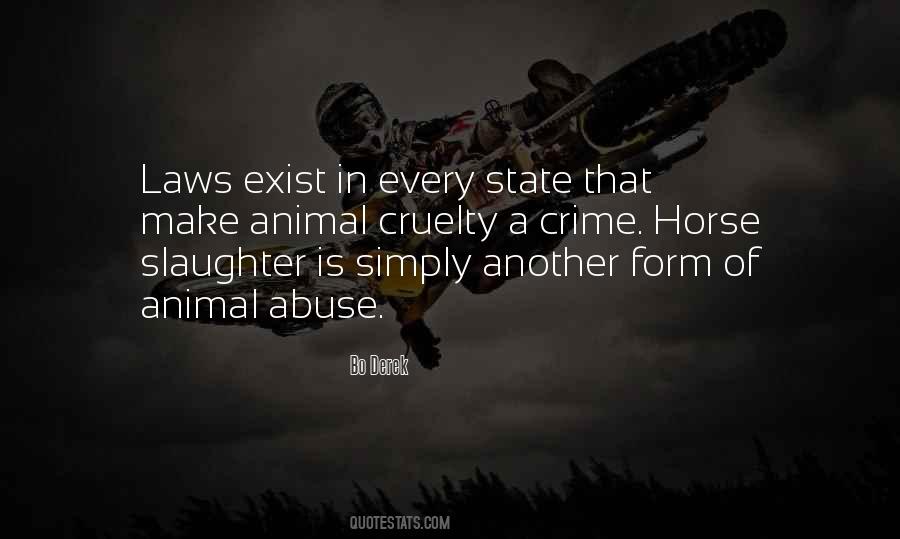 Quotes About Horse Slaughter #1146021