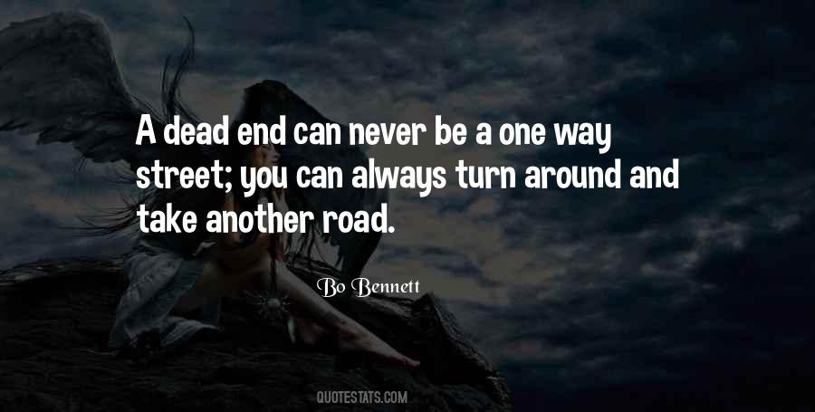 Quotes About One Way Road #1030512