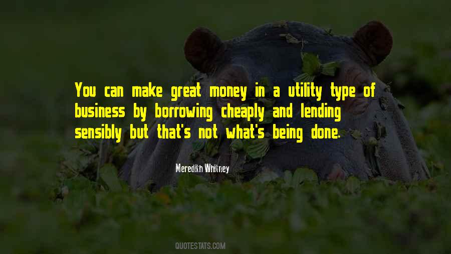 Quotes About Not Lending Money #84399