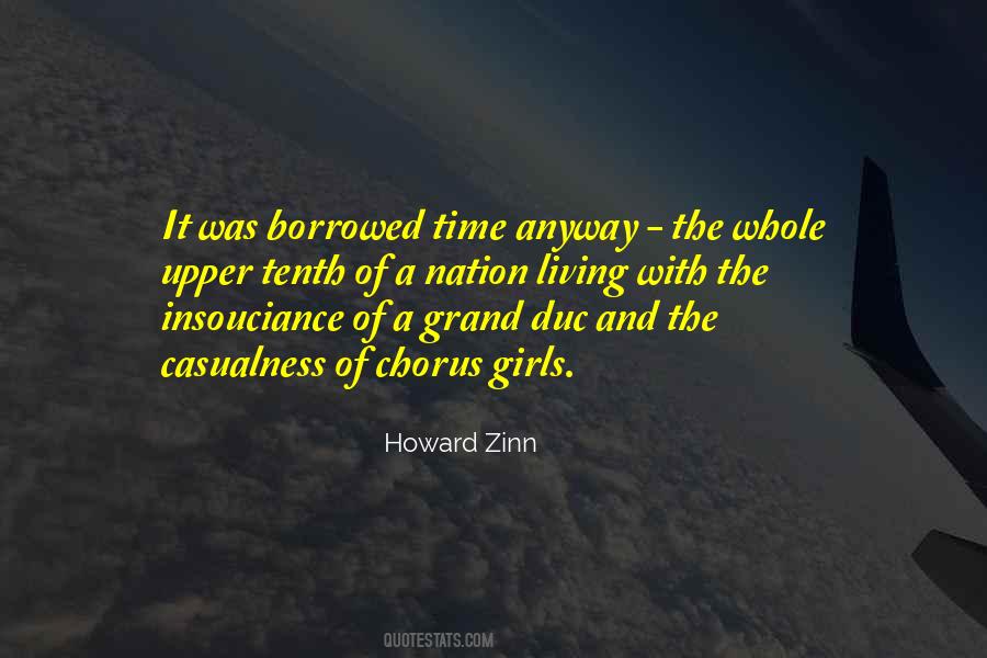 Quotes About Borrowed Time #62694