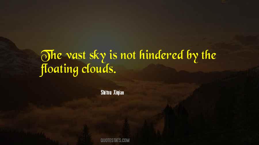 Quotes About Floating On Clouds #221415