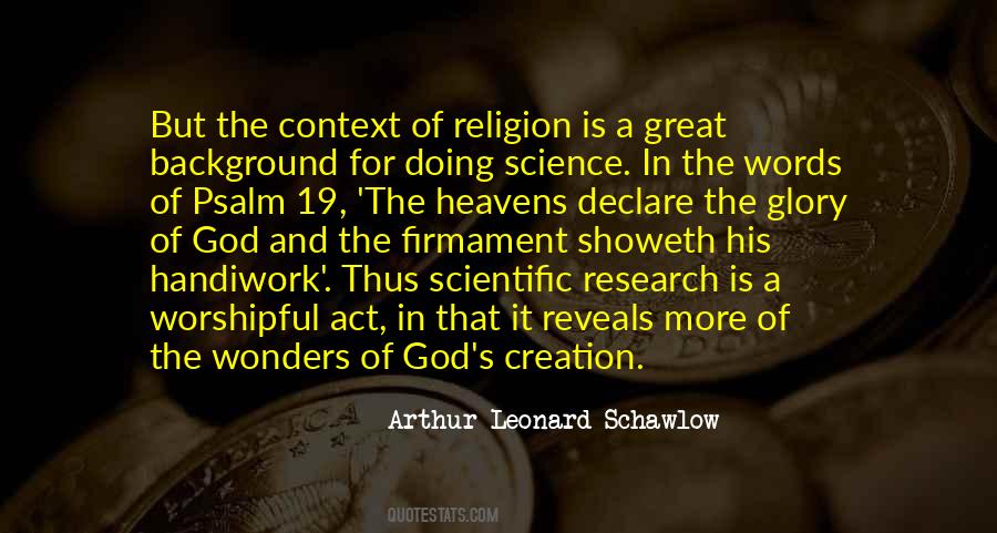 Quotes About Wonders Of Creation #1048276