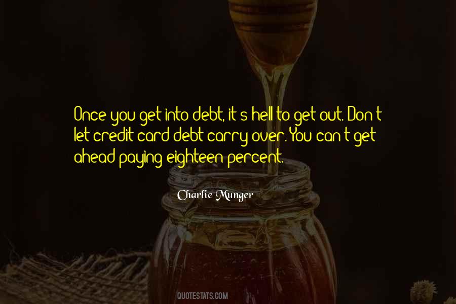 Quotes About Paying Debt #1169512
