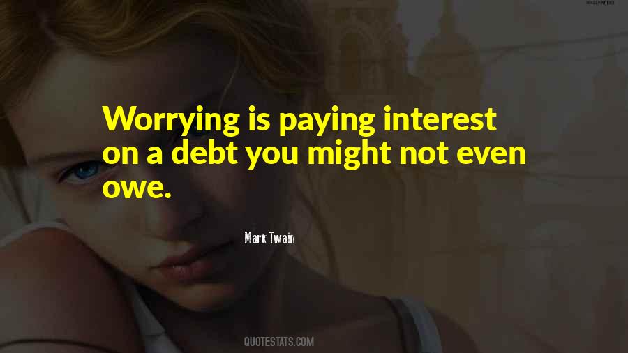 Quotes About Paying Debt #341702