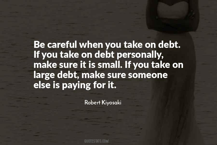 Quotes About Paying Debt #96619