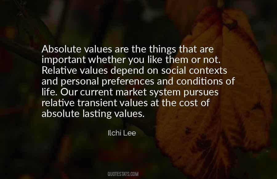 System Of Values Quotes #365296