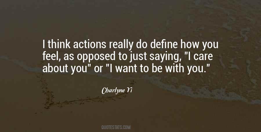 Your Actions Define Quotes #1756541