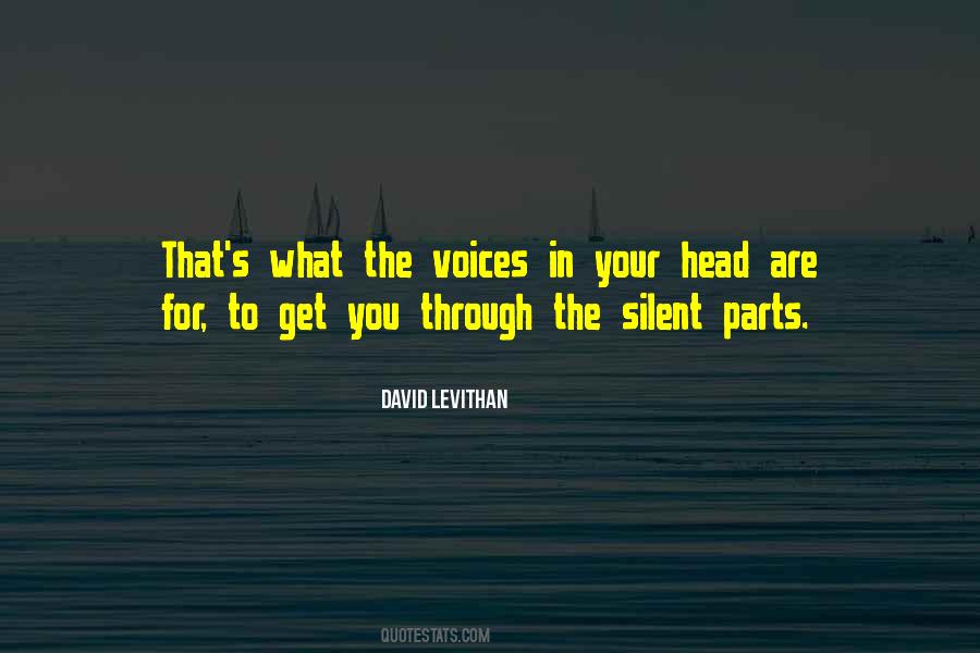 Quotes About Voices In Your Head #1038005