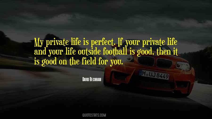 Life Is Perfect Quotes #1396339